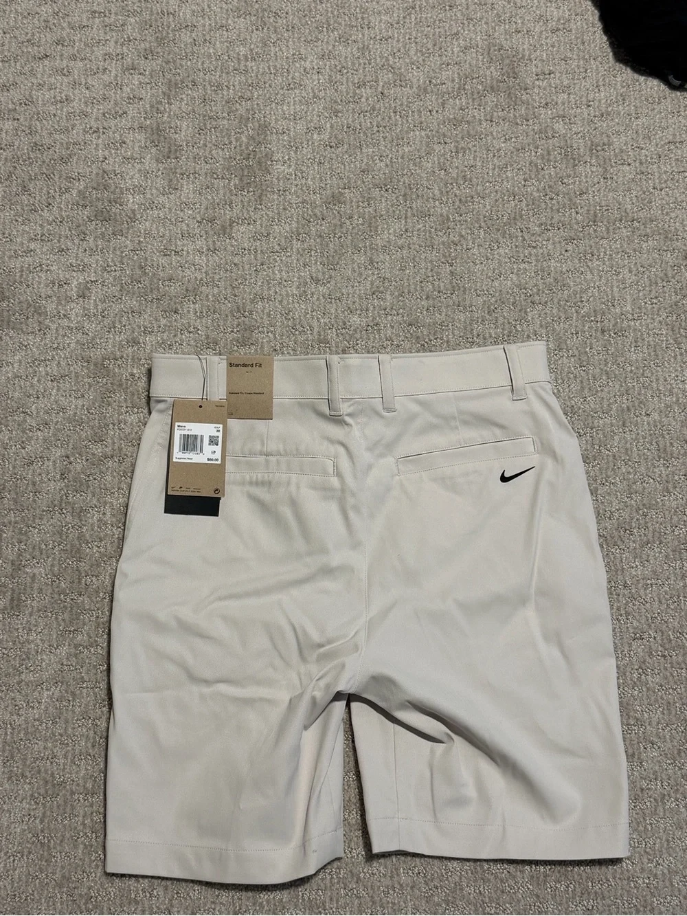 Nike Men's Light Beige Golf Shorts